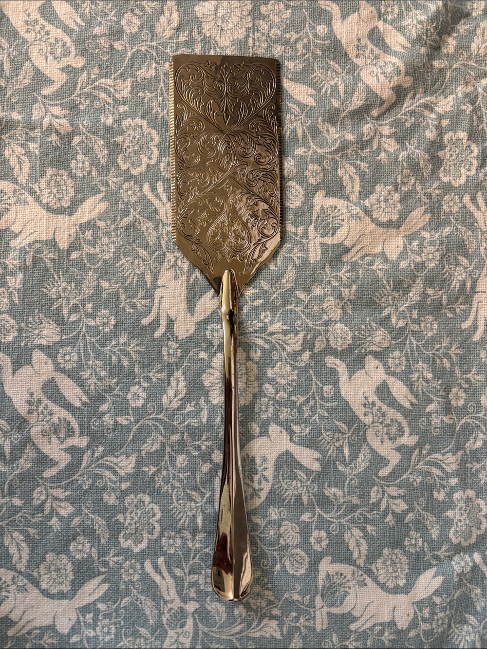 Vintage Silver-Plated Lasagna Server